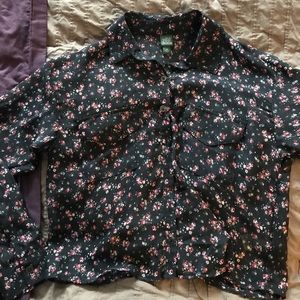 Target wild fable floral top